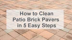 how to clean patio brick pavers in 5