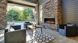 Outdoor Rated Electric Fireplaces