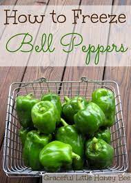 how to freeze bell peppers graceful