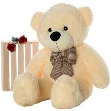 cream cute teddy bear 180 500 g at rs