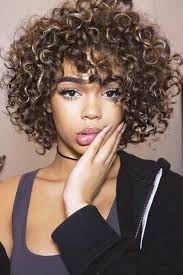Short black hairstyles / black short hairstyles. 141 Easy To Achieve And Trendy Short Curly Hairstyles For 2020