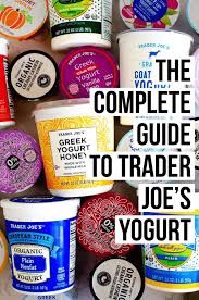 trader joe s yogurt