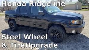 honda ridgeline black steel wheels and