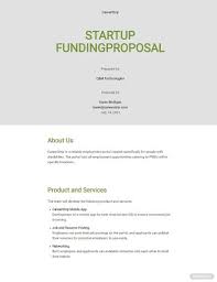 20 funding proposal templates word
