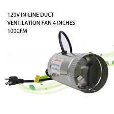 Inline 4 100 Cfm Ducting Exhaust Fan