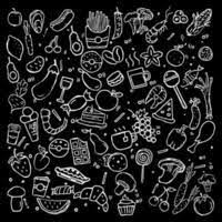 food background vector art icons and
