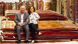 this expansive persian rug showroom is