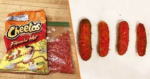 Pickle Hot Cheetos gambar png