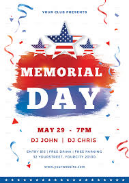 Memorial Day Flyer By Infinite78910 Graphicriver