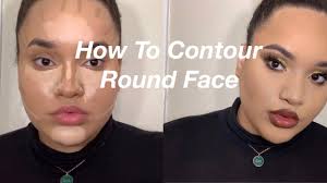 round face double chin makeup hack