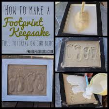 Sand Footprint Craft Full DIY instructions