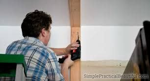 framing a wall in place simple