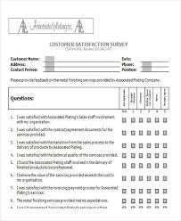 Survey Form In Word