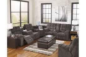 Tonal piping and a trio of accent; Acieona 3 Piece Manual Reclining Sectional Ashley Furniture Homestore