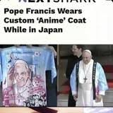 Pope francis isn't afraid to try out new styles. Anime