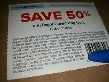 Royal canin dog food coupons 2021. 5 Coupons Royal Canin Pet Smart Off Any Dry Puppy Food Exp 12 31 17 For Sale Online Ebay