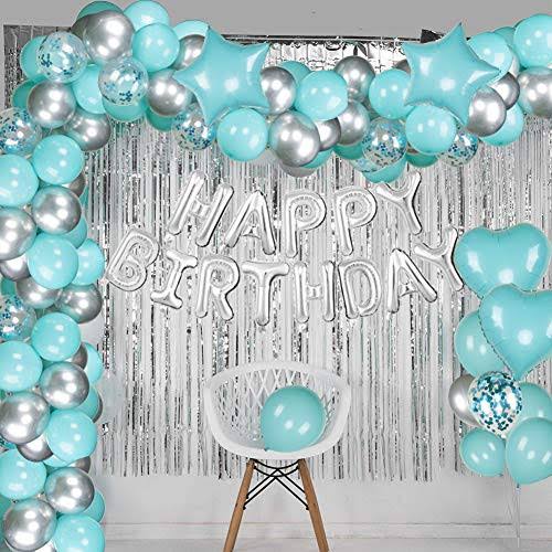 Birthday Decoration | Foil Balloons | Pastel & Chrome product image