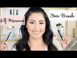 new elf mascara fan brush review and