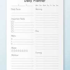 Daily Planner 8 25 X 4 33 From Easylifeplan