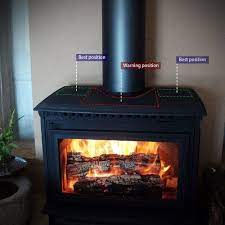 Wood Log Burner Fireplace Ecofan