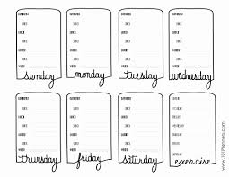 Food Diary Template Free Printable Track Food And Water