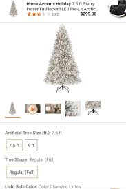 pre lit artificial christmas tree