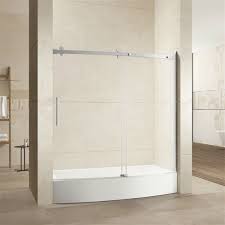 frameless shower door bathtub shower