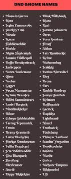 400 clever deep gnome names dnd