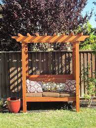 Build An Arbor Bench For Your Garden