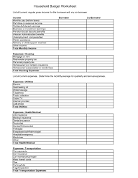 39 home budget worksheet free to edit