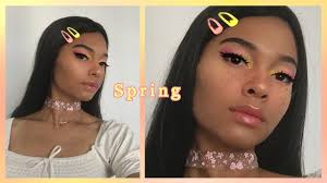 cute aesthetic soft spring makeup