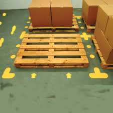 pallet floor marking stickers corner l