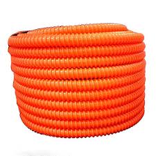 Orange Flexible Corrugated Pvc