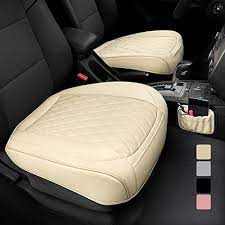 2 Pack Leather Front Car Seat Cover