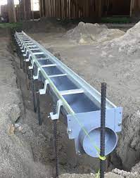 how to install a trench drain system