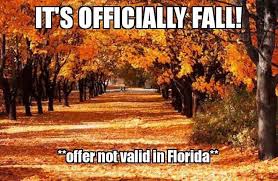 First day of Florida fall actually brings less humidity, but it won't last