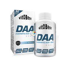 Daa increases testosterone levels and promotes muscle growth. Daa D Aspartic Acid Zinc 90 Capsulas Vit O Best