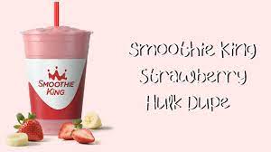 smoothie king strawberry hulk dupe