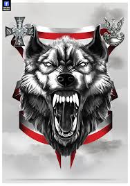 Wyklęci rozbijają więzienie w kielcach: Wolf Cursed Soldiers Wilk Zolnierze Wykleci Wolf Tattoos Soldier Tattoo Wolf Tattoo Design