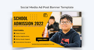 school admission facebook ad banner