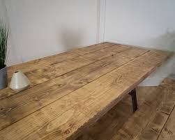 industrial scaffold board dining table