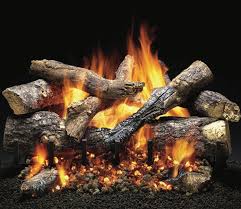 Fireside Grand Oak Vented Gas Logs