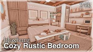 bloxburg cozy rustic bedroom