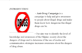View and download campaign essays examples. Ict Project Concept Paper Anti Drug Campaign Mns Facebook