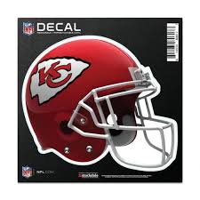 Download now for free this kansas city chiefs helmet transparent png picture with no background. Kansas City Chiefs Helmet Decal 6 X6 Mo Sports Authentics Apparel Gifts