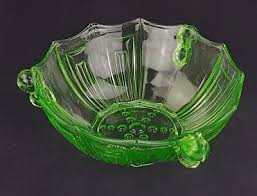 Art Deco Uranium Or Vaseline Glass