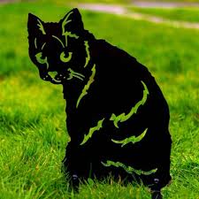 Black Cat Pet Loss Memorial Statue