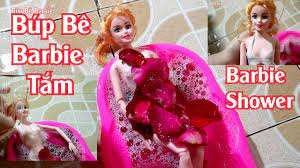 ?‍❤️‍? Tắm cho Búp bê Barbie Rất Vui | Shower for Barbie / Búp Bê Barbie  - YouTube