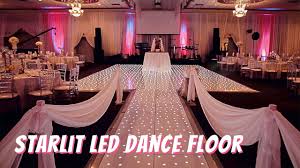 starlit led dance floor white disco