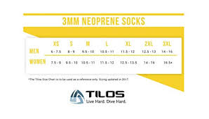 Tilos Neoprene Fin Socks Gray Xs Size 6 7 5